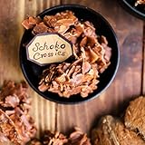 👌 ENDULZADO CON ERITRITA - Endulzados con una mezcla de eritritol y estevia, estos pralinés de chocolate sólo tienen 13,3g de carbohidratos útiles por cada 100g. Los hidratos de carbono netos se calculan a partir de los hidratos de carbono totales menos los alcoholes polihídricos (eritritol).