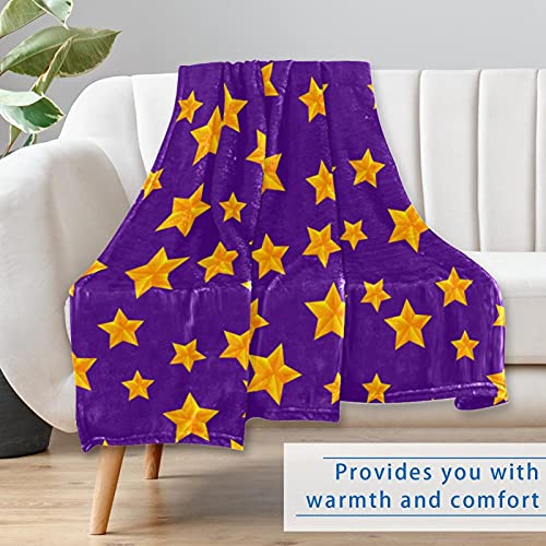 Couverture chaude violette pour des nuits douces sous les étoiles - 7