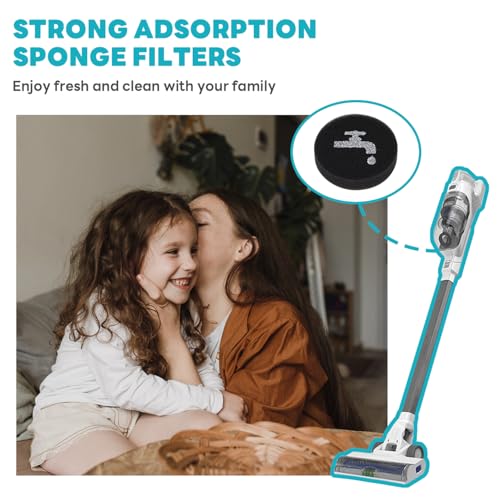 Filtres éponge pour BLACK+DECKER POWERSERIES+ BHFEA420J BHFEA520J Pack de 8 - 6