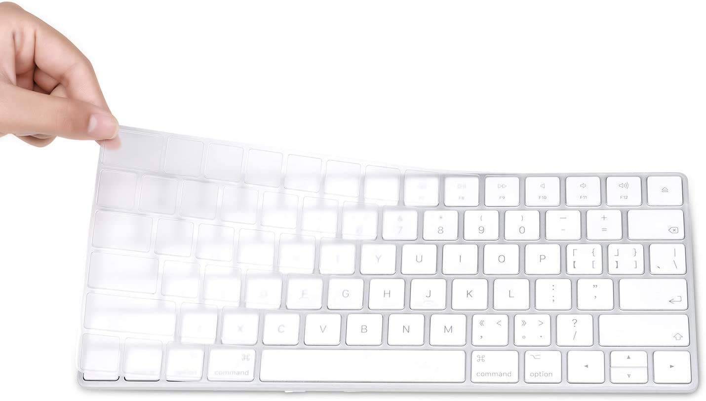 Oaky Keyboard Skin Protector for iMac Magic Keyboard MLA22LL/A A1644 TPU Keyboard Cover Skin US Layout Translucent Grey (B0993TRG8F) Amazon Price History, Amazon Price Tracker
