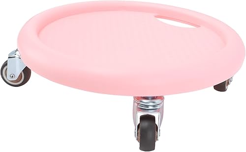 Miniatura 4 de Tabla de ejercicios abdominales, equipo de entrenamiento abdominal, monopatín unisex para ejercicios abdominales, 4 rodillos de 360 grados, tabla de