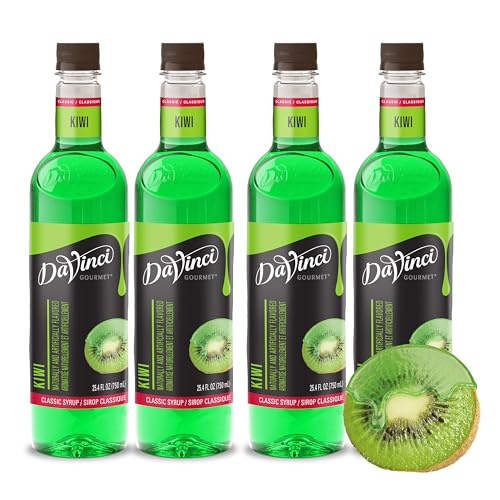 Image of DaVinci Gourmet Classic Kiwi Syrup, 25.4 Fluid Ounces (Pack of 4)