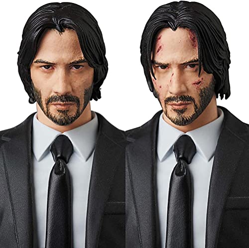 Anime Figure John Wick With Dogs Chapter 2 Joint Movable Action Figure Pvc Toys Figure Model Decoration Action Collection Model Toy Doll Movie Figure 6.7Inch #TOP3