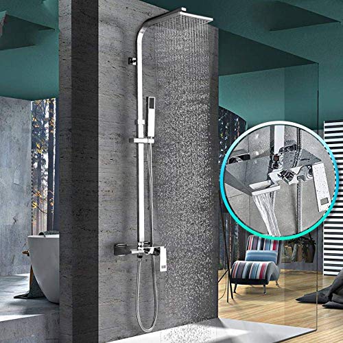 Juego de ducha para baño, grifo mezclador de ducha, grifo mezclador de ducha, grifo de ducha de cascada, mezclador de pared, torneira, combinaciones de ducha progreso