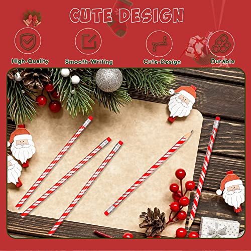 Lápices Queekay Navidad con borrador 200 piezas miniatura 3