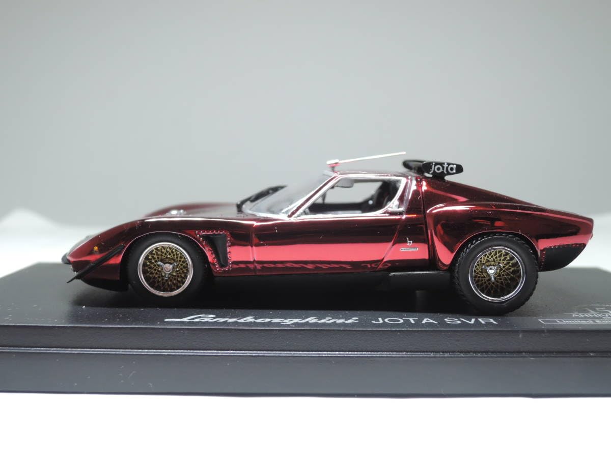 Amazon | 15th ANNIVERSARY KYOSHO 1/43 Lamborghini Jota SVR Chrome