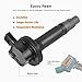 QYL Pack of 6Pcs Ignition Coils Replacement for Ford Taurus Explorer F-150 Mustang Transit 150 250 350/Lincoln Mks Mkt Mkx Mkz #UF-553 UF-595 5C1652 E1053