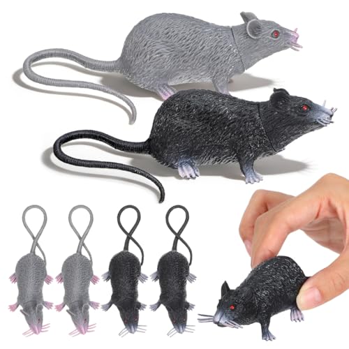 Faux rats réalistes contre l'ennui pour réussir vos décors de maisons hantées