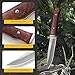 Imagen de Omesio Outdoor Survival Cuchillo de caza con funda de cuero