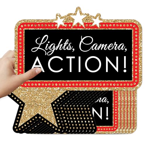 Big Dot of Happiness Red Carpet Large Cut-Outs, Decorations DIY