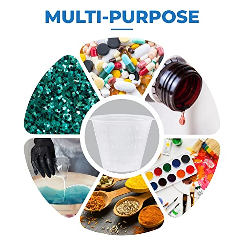 Pruvade 2000 Pack 1-Oz. Disposable Medicine Cups With Graduated Dosage Lines For Pills Or Liquid, 2000 Bulk Pack, Single Serve Measuring For Home, Nurse, Hospital, Medical Care |2000 Pack #TOP3