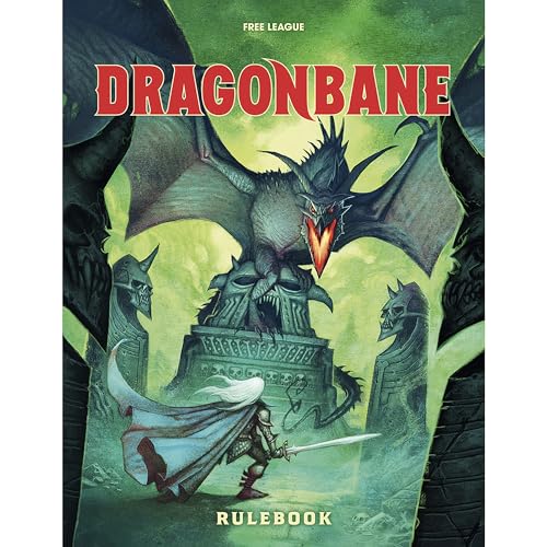 Free League Publishing: Dragonbane: Core Rulebook - Libro di giochi di ruolo con copertina rigida, D20 Gioco di ruolo, Fantasy & Adventure, Magic & Combat, Demons & Dragons