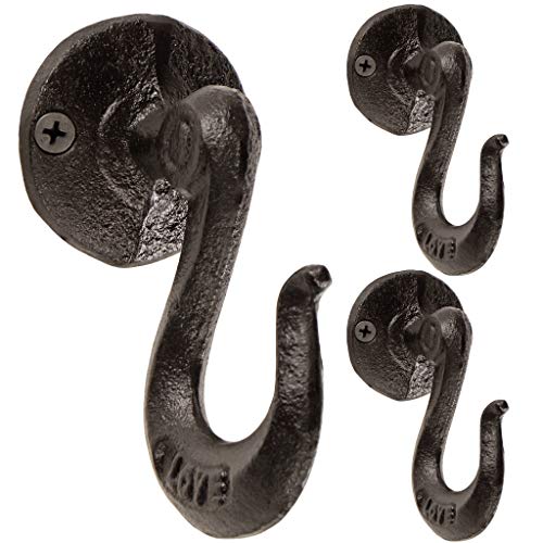 Decorativewallhangersrusticcastironcoathooksvintagekeyholderforfarmhouseentrywayclosetbedroomlivingroompackof3 Urban Country Home Decor Decorative wall hangers rustic cast iron coat hooks vintage key holder for farmhouse entryway closet bedroom living room pack of 3 urban country home decor