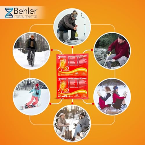 Miniatura 6 de Calentadores De Manos Activados Por Aire - Pack 42 Pares - Calentador De Manos - Calor Hasta 10 Horas, Sin Baterías - Parches De Calor Desechables Para Guantes Y Bolsillos, Invierno, Esquí Y Exterior