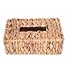 Vintiquewise Water Hyacinth Wicker Tissue Box Cover (Rectangle)