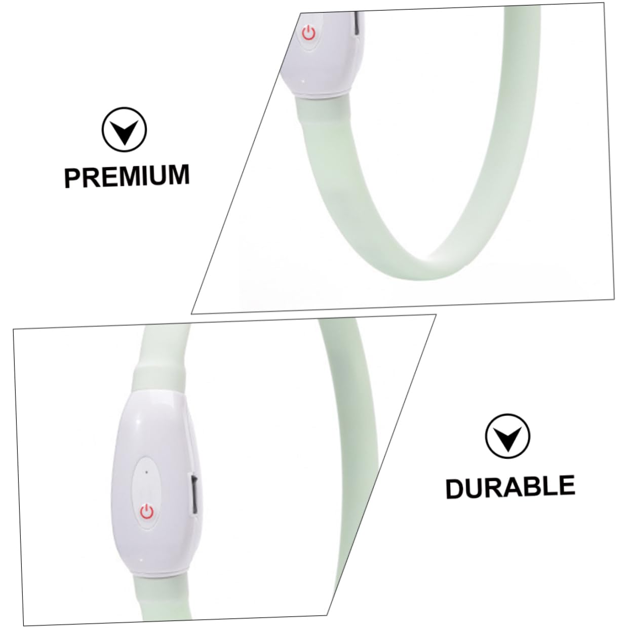 Toddmomy 2ensembles Collier Led Rechargeable Pour Chien Collier Lumineux Usb Pour Animaux De Compagnie Sécurité Et Confort Optimal