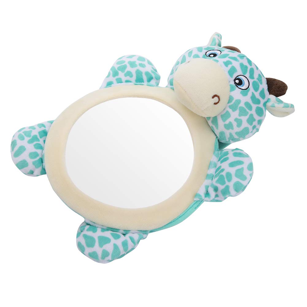 Specchietto Retrovisore Bambini, Baby Elephant Specchio Auto Bambino in Acrilico, Specchio Auto Neonato, Accessorio Auto Per I Neogenitori,