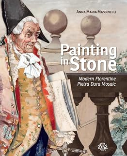 Painting in Stone. Modern Florentine Pietra Dura Mosaic.