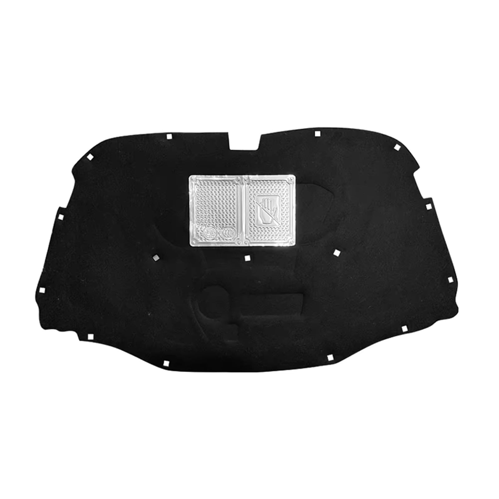 Acoustic Engine Cover Compatible with VW for Touareg MK1 7L 2003 2004 2005 2006 2007 2008 2009 2010 Car Heat Sound Insulation Front Hood Engine Firewall Mat