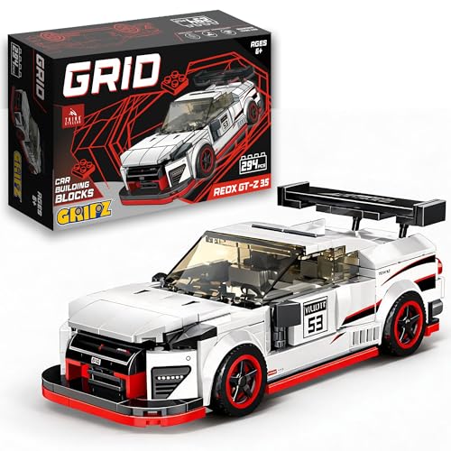 Image of Premium Building Blocks Set for Kids Age 6+ | 294 Pieces DIY Construction Toy | STEM Educational Learning Toy | Develops Problem Solving & Fine Motor Skills | Screen (RedX GT-Z 35)