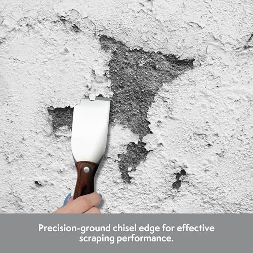 Axus Decor S-Edge Scraper (Grey Series) Wallpaper Scraper for Removing Paint and Wallpaper, for Professional & DIY Projects, Stainless Steel Blade & Ergonomic Aleetwood Handle - 4 Inch/ 100mm 3 Axus Decor S-Edge Scraper (Grey Series) Wallpaper Scraper for Removing Paint and Wallpaper, for Professional & DIY Projects, Stainless Steel Blade & Ergonomic Aleetwood Handle - 4 Inch/ 100mm - Image 3