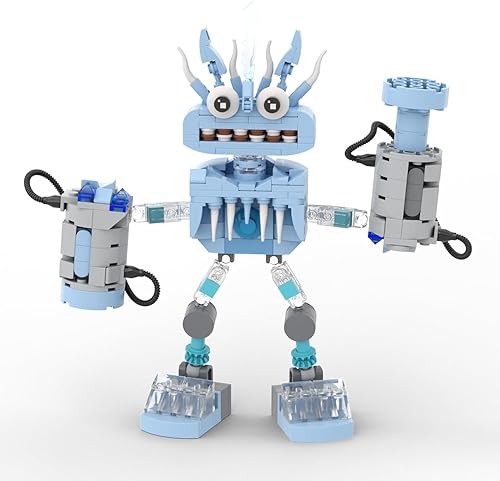 My Sing Monsters Wubbox - Kit de construcción de figuras de acción, coro de monstruos de agua azul, juego de anime, modelos de construcción,