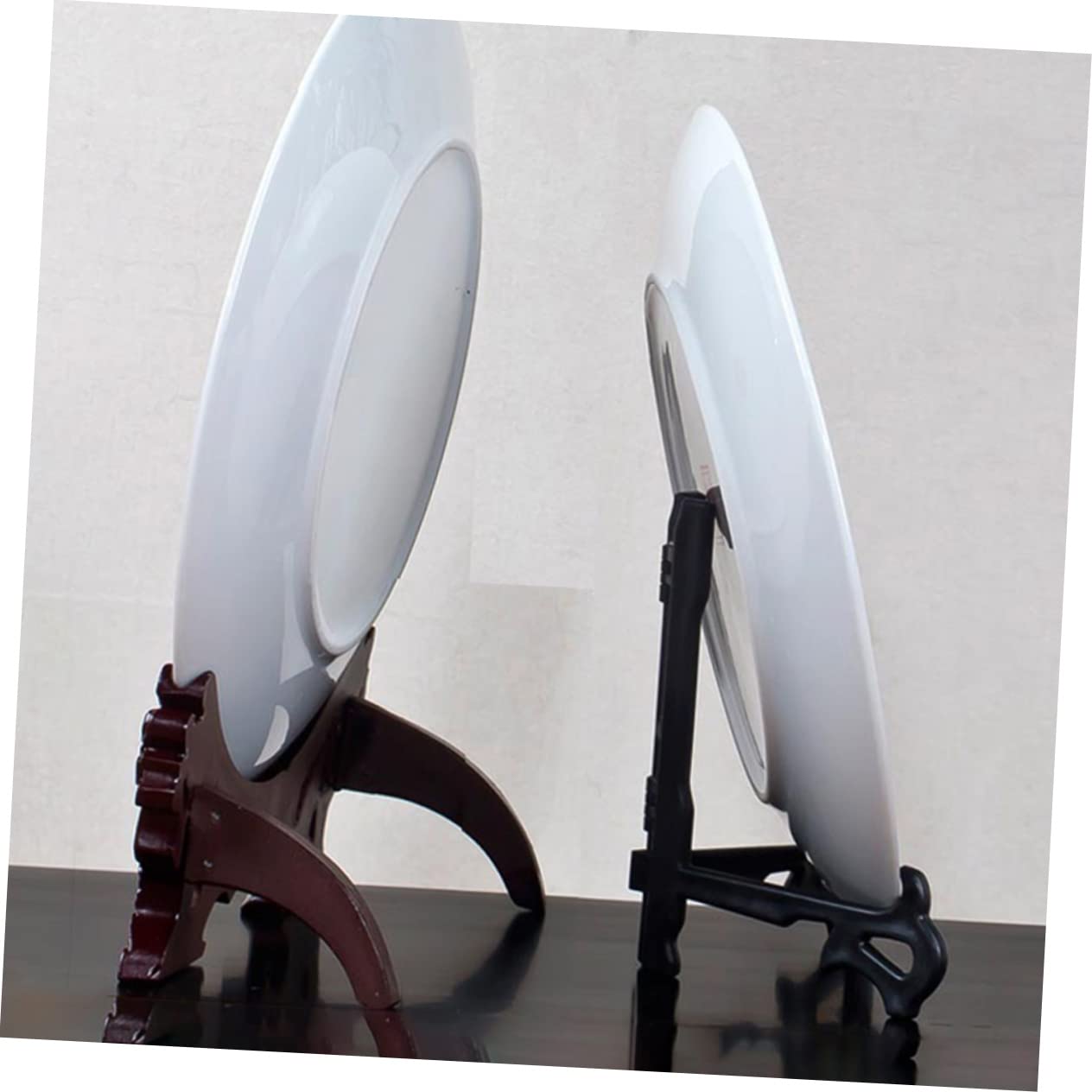 ERINGOGO Display Stands for Plates Decorative Plate Display Rack Easels Bracket for Wedding Home Decor and Trade Shows for Art and Photos