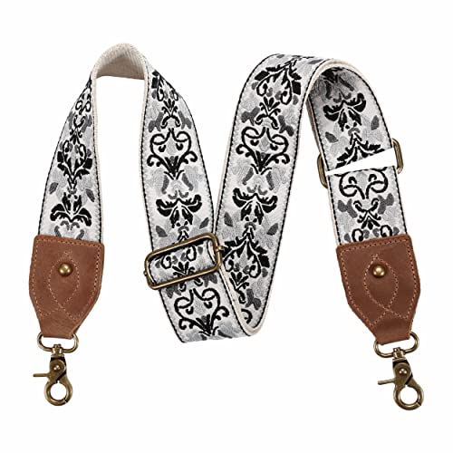 Nefelibata Purse Strap, 2" Crazy Horse Leather End Shoulder Strap
