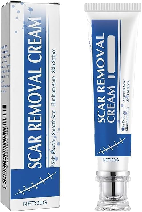 Advanced Scar Repair Cream & Silicone Gel for Keloids, Stretch Marks, Acne & Injury Scars | Skin Texture Smoothing Treatment for Face & Body Care (1)-image-29
