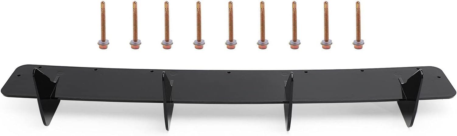 Artudatech Car Rear Bumper Lip Diffuser Side Splitter Valance Spoiler Fits for VW Golf VII 7 MK7 GTI