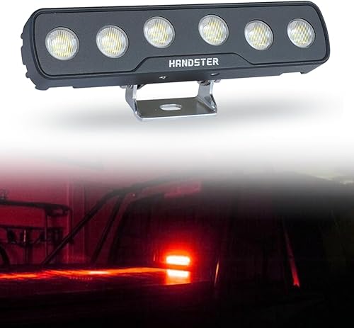 Miniatura 1 de Luz todoterreno para perseguir LED blanco frío con DRL rojo reversafrenosenderoluz de advertencia de flash estroboscópico IP68 impermeable UTV