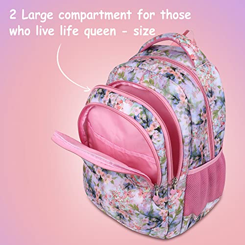 BEAUTY GIRLS BY HOTSHOT 1577 |School Bag|Tuition Bag|College Backpack|For Girls & Women|18 Inch|30 L Waterproof School Bag - Image 3