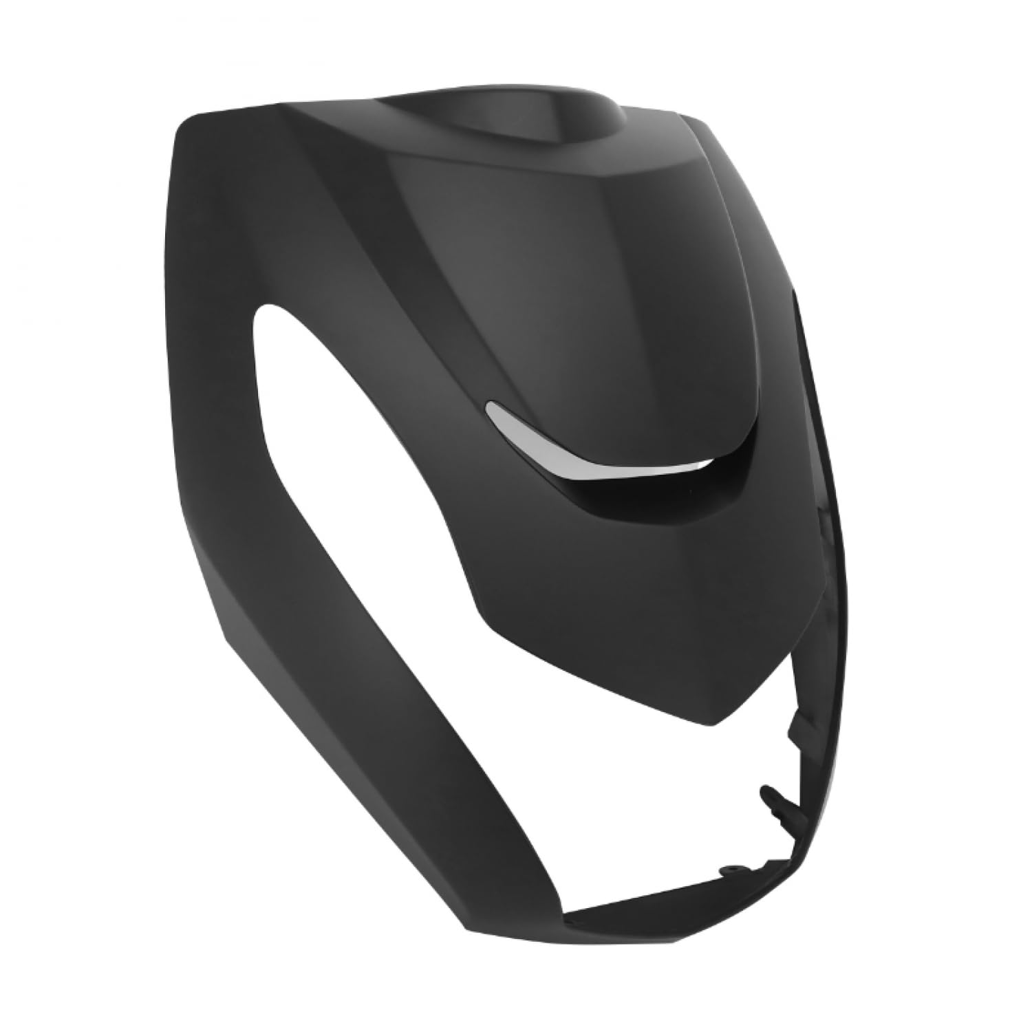 Kit carénage P2R compatible avec Scooter Peugeot 50 Kisbee 2010 à 2017 6 piece/noir mat