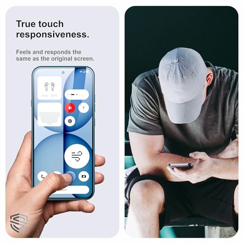 Image of Military-Grade Gorilla Tempered Glass For Nothing Phone 4A and Nothing Phone 4A Pro (6.78 Inch) With Installation Kit | Edge to Edge Coverage | Black