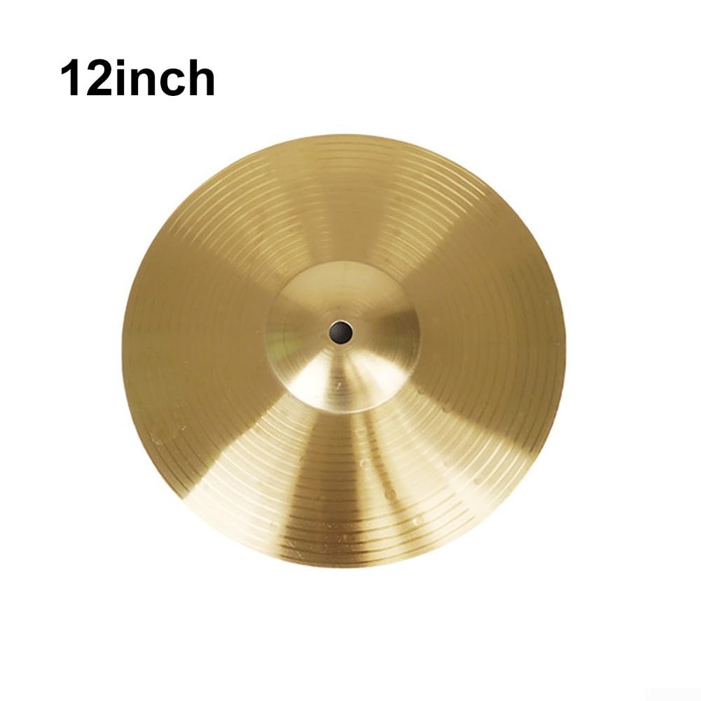 Brass Drum Becken, Jazz Drum Becken, Splash Becken, Brass Cymbals Percussion Splash Crash Hi-Hat Becken (30,5 cm)