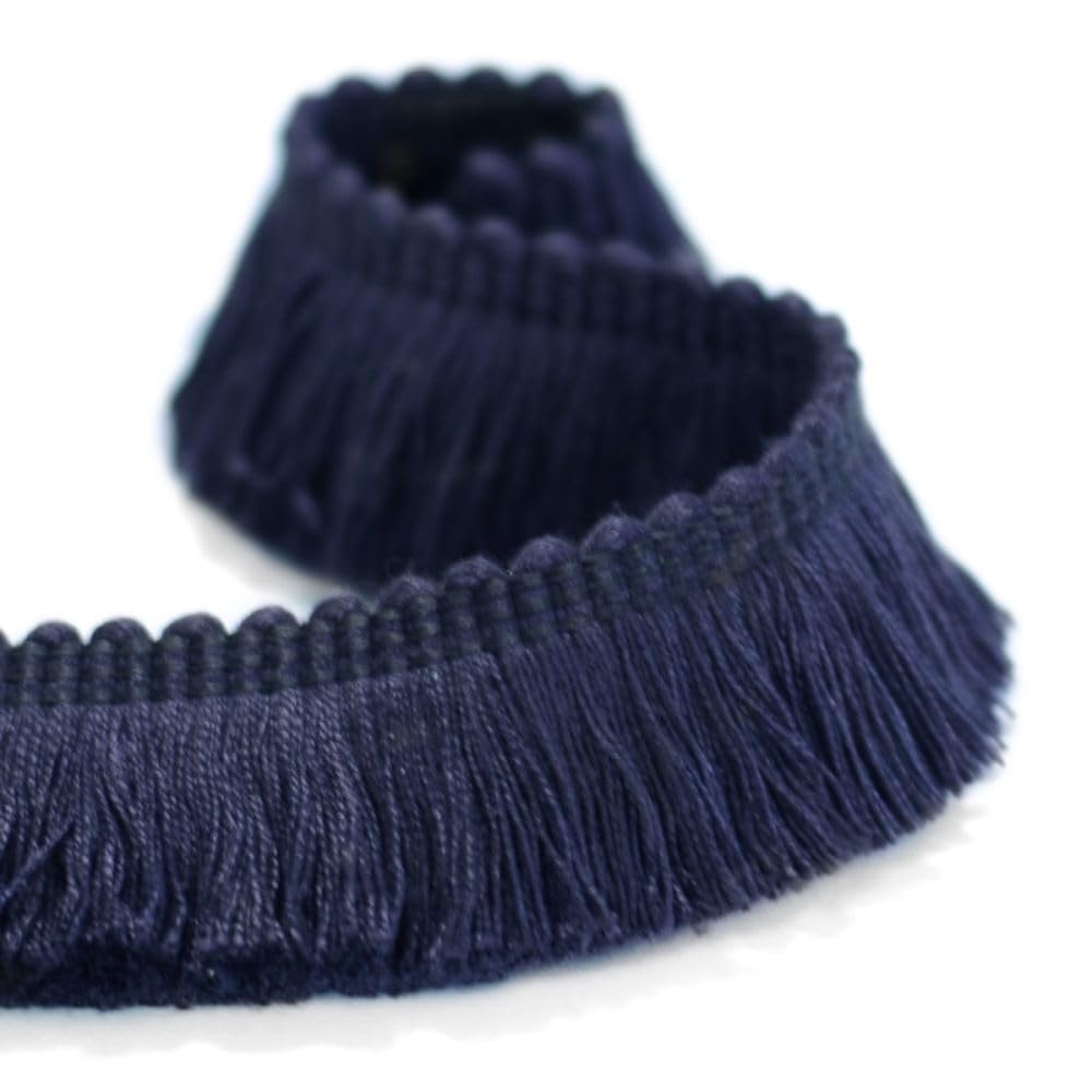 Soft Furnishing Fringe for Cushions and Upholstery x 2m (Bleu)