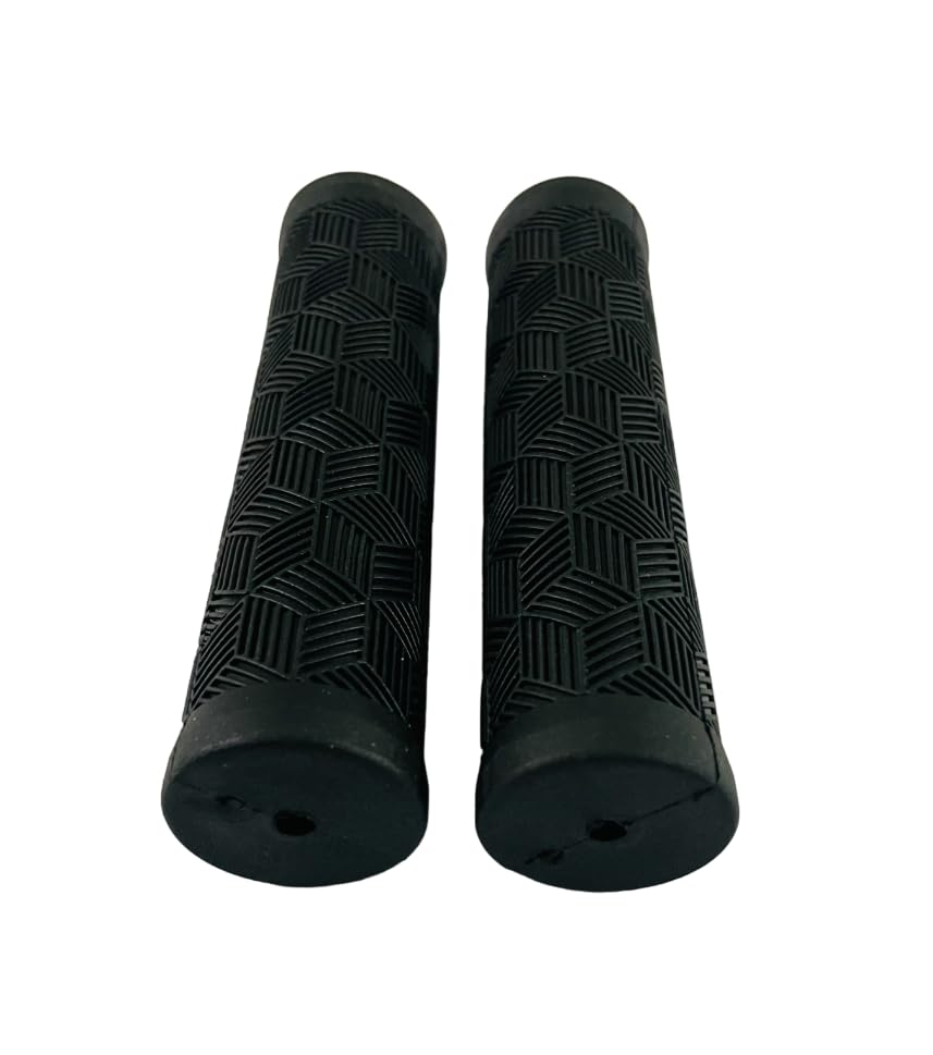 Image of ShreNik Bicycle Handlebar Grip Set Soft Rubber Non Toxic Anti-Slip Standard Size Colored Cycle Handle Grip Length 12.5 cm