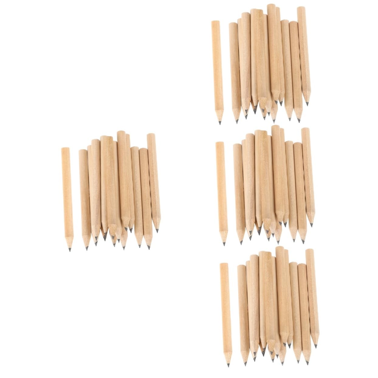 VANZACK Golfbleistift Mini-bleistifte Für Kinder Golf Bleistifte Mini Halbbleistifte Hb Halbbleistifte Mini-rundstifte Golfstifte Mit Radiergummi Vorgespitzter Mini-Bleistift