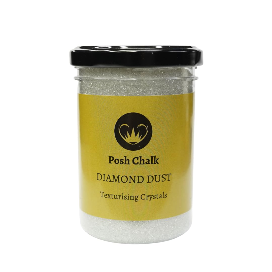 PCP0500 Precious Diamon Dust 200ml - Add Sparkle + Shimmer - DIY, Craft, Upcycling, Furniture - Paint + Paste Enhancing - Textured Effects
