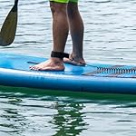 HEYTUR Coiled SUP Leash 10' Surfboard Leash Sup Leg Rope Strap Stand Up Paddleboard Leash - Image 4