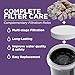 Mineral Stones Replacement 13564, Cartridge 1361 & Micro Sponge Prefilter 1362 for Nikken Water Filter Replacement PiMag Aqua Pour Water Filter System - Countertop Drinking Alkaline Filtration System