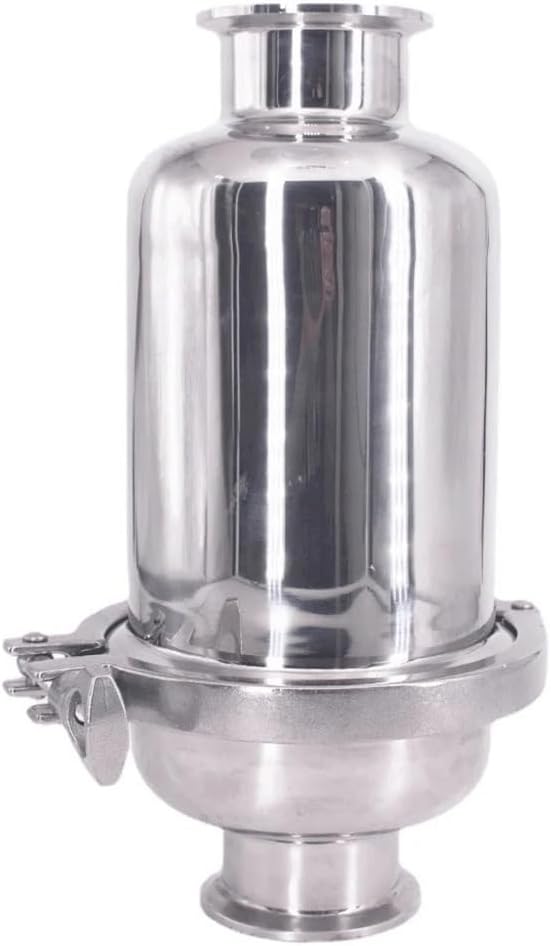 45mm Tri Clamp In-line Filter Strainer - SUS 304ss, 245mm Length, Microporous Design for Beer, Dairy, and Food use 1pc(1000 Mesh)