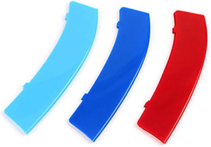 For BMW 1 Series F20 F21 116i 118i 125i M135i 2012-2014 M Color Front Grille Grill Cover Insert Trim Clips 3Pcs (8 Grilles)