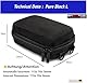 Baxxtar Pure Black L Kameratasche Hardcase für Kompaktkameras schwarz (Gurt- und Gürtelschlaufe) CoolPix W100 - CyberShot DSC HX90 HX95 HX99 - Lumix TZ70 - PowerShot SX720 - Olympus/Om TG-7 TG-6 ...