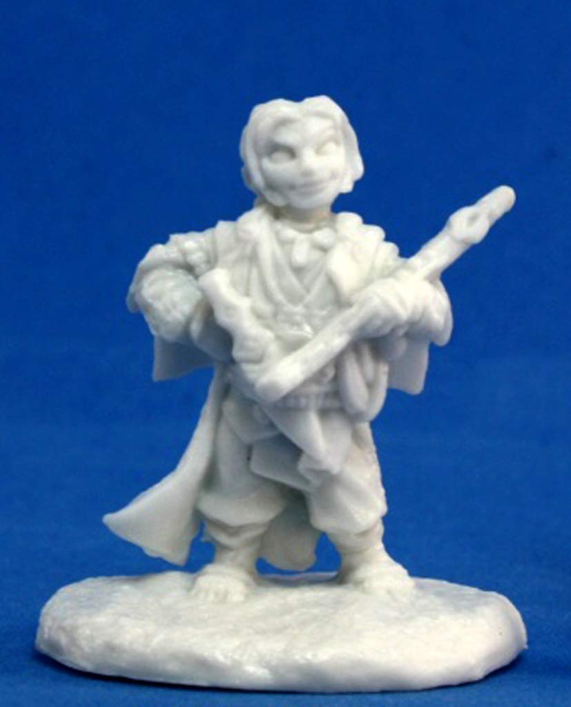 1 x PATHFINDER LEM HALFLING MAGE ICONIC - Reaper Bones miniature role playing and war game - 89012