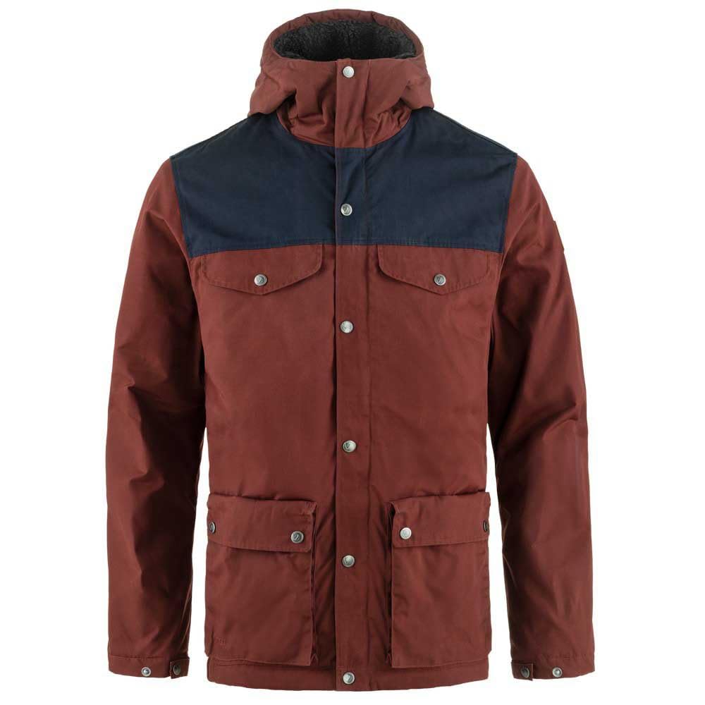 Fjallraven 87122-352-555 Greenland Winter Jacket M Giacca Donna Maroon-Dark Navy Taglia L-image