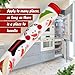 OUGAR8 Adorable Snowman Refrigerator Handle Covers Set | Cute &Practical Fridge Door Covers| Protective Kitchen Appliance,Oven,Fridge,Dishwasher Covers |Perfect Christmas Decorations Idea (3 Snowmen)