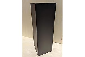 Elevated Elegance: 36" Matte Black Display Pedestal Stand