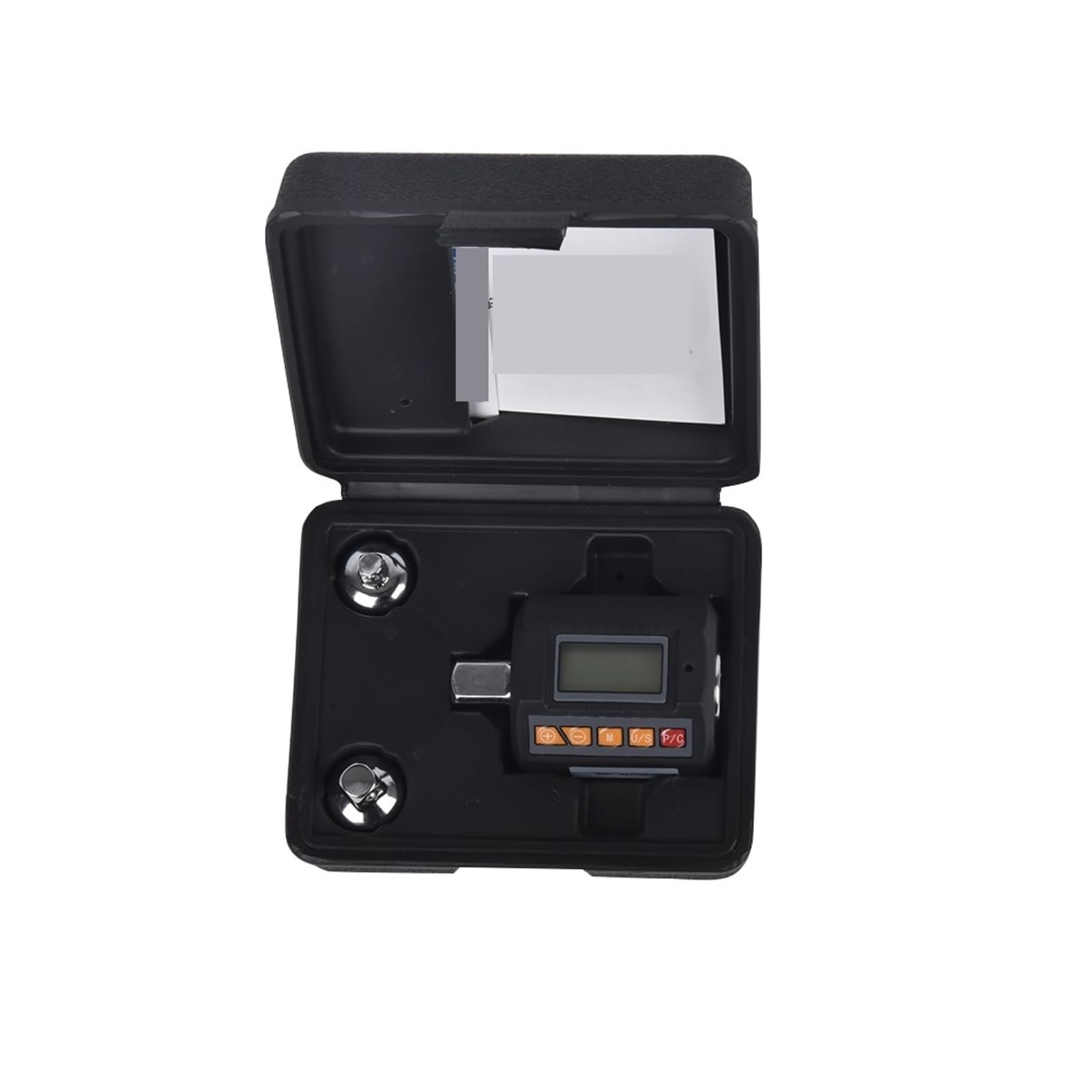 Llave dinamométrica digital, Adaptador de par digital Medidor electrónico con pantalla LCD Medir en Nm/Kg-Cm/Ft-Lb Rango llave dinamométrica 20-200Nm(ENC-135)
