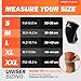 ProFitness Knee Sleeves Weightlifting for Men & Women | 7mm Thick Neoprene | Supportive Knee Compression Sleeve for Working Out, Squats & Knee Support (Black, Medium)